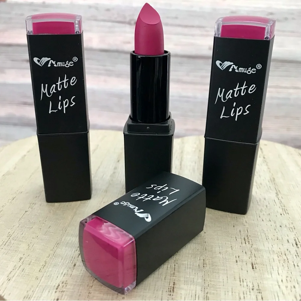🆕3pcs Amuse Matte Lips Lipstick